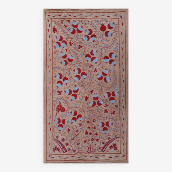 Tapis noué à la main, tapis turc vintage 100x185 cm