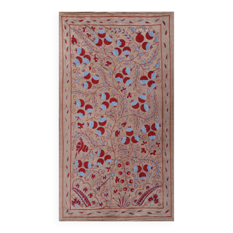 Hand knotted rug, vintage Turkish rug 100x185 cm