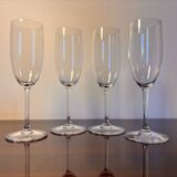 4 flûtes à champagne Baccarat modèle Perfection