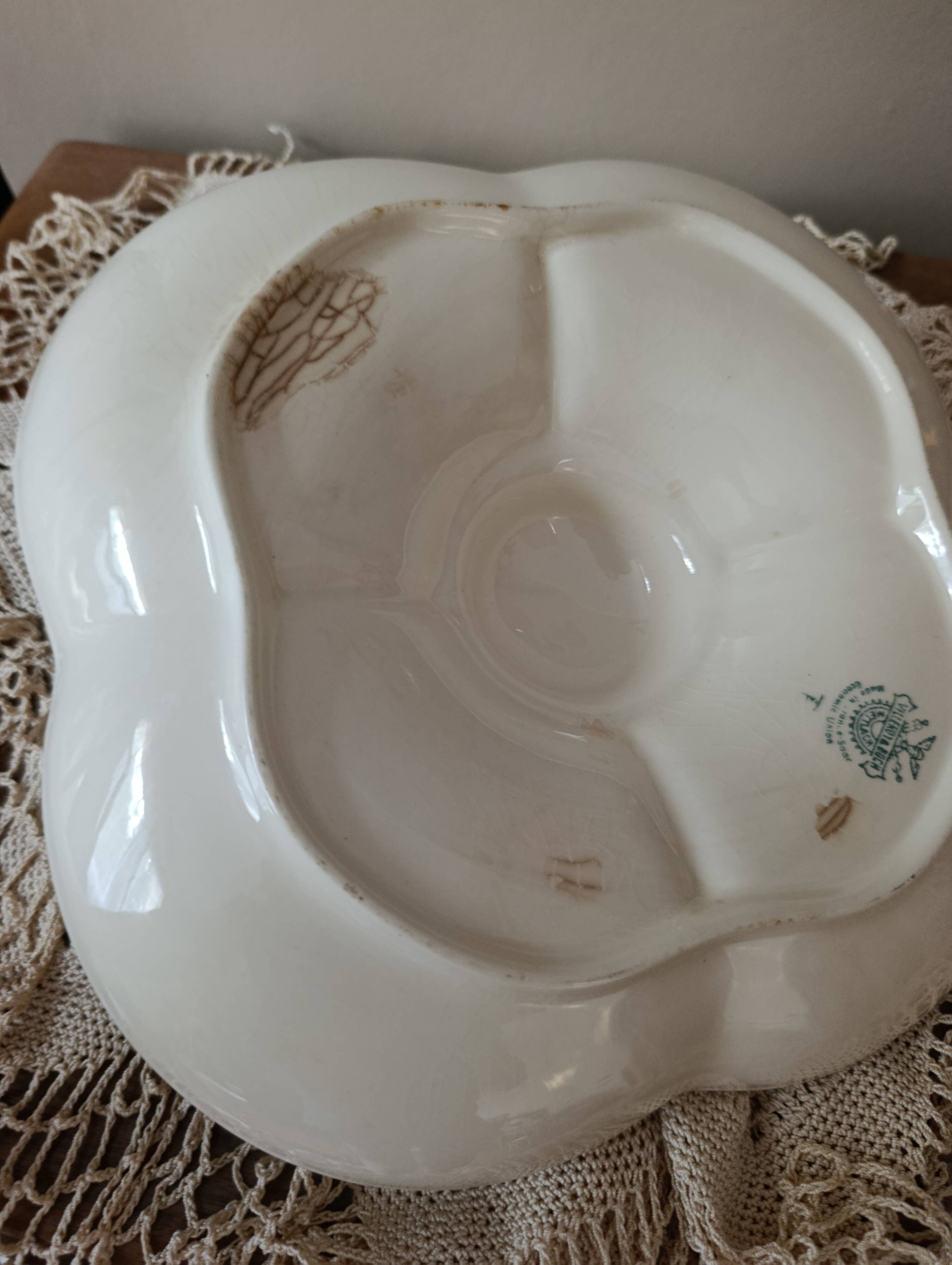Vintage segmented aperitif plate | Villeroy & Boch (1950s)