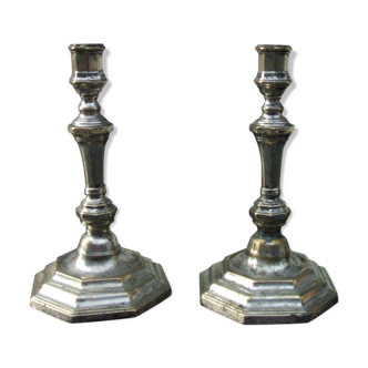 PAIR OF LOUIS XIV CANDLE HOLDERS