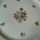 Set de 12 assiettes plates Limoges décor fleuri