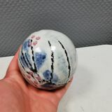 A beautiful little spherical vase from Danish Barholt Ceramics, 1970s–80s.