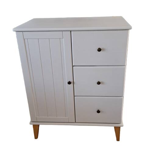 White Lemvig chest of drawers