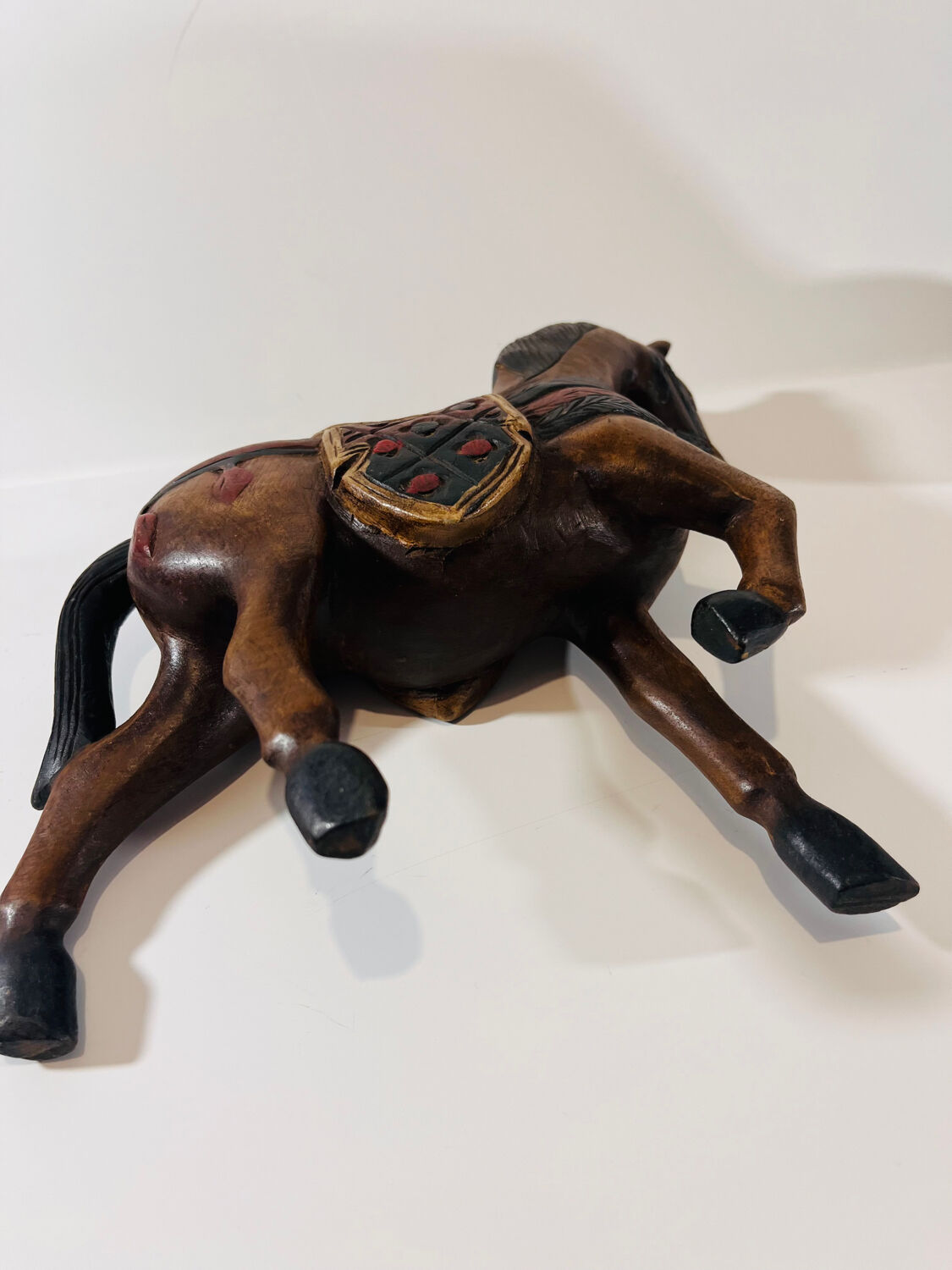 Vintage wooden horse