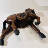 Vintage wooden horse