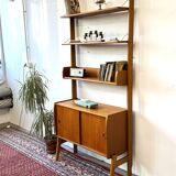 Modular free standing shelves, norway 1960s/1970s, vintage