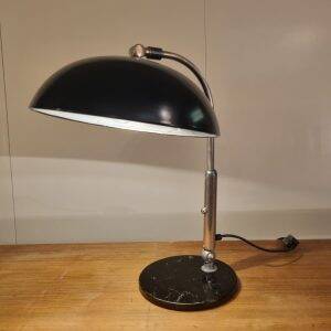 Black desk lamp – Busquets model 144 for Hala Zeist | Vintage design lamp
