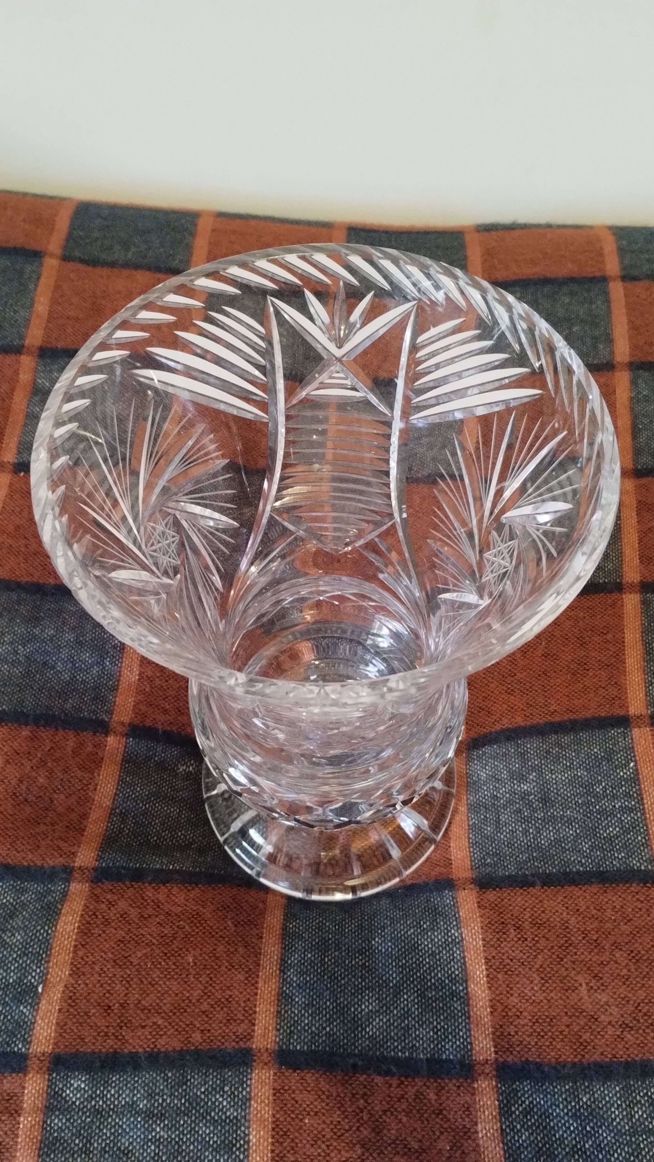 Medici vase in cut crystal