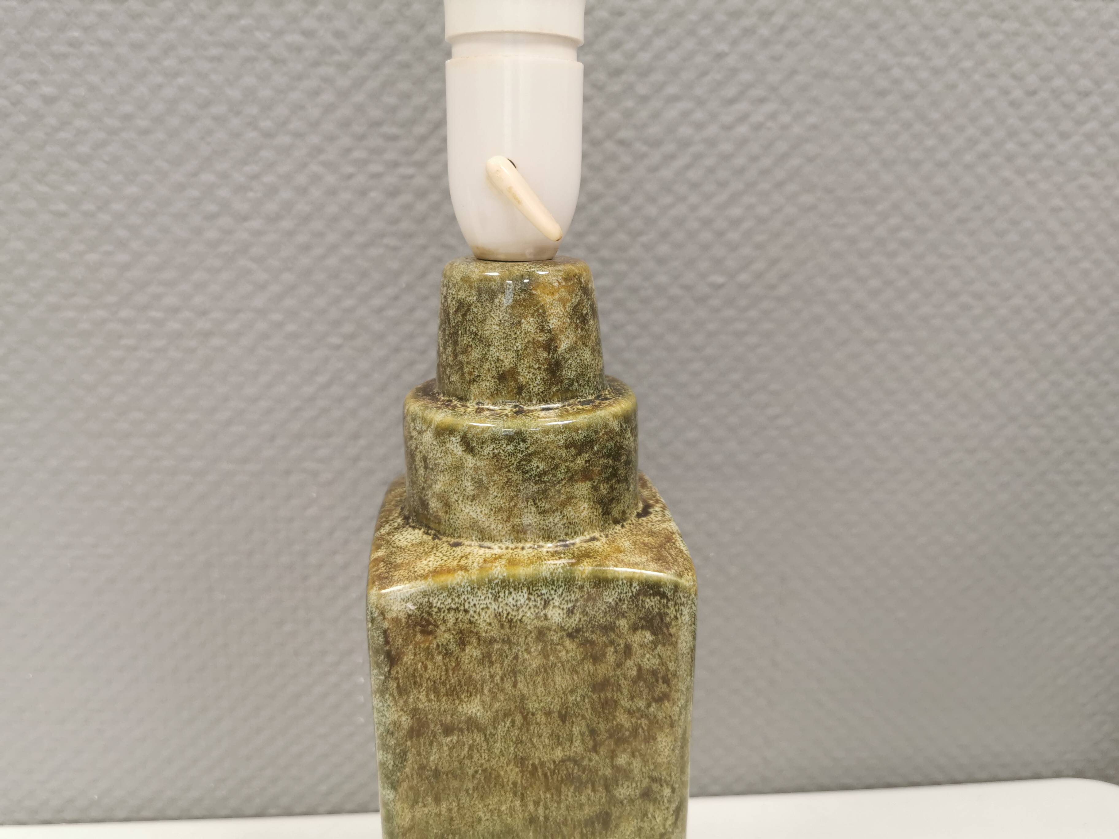 Danish table lamp in ceramic, estimated 1980s