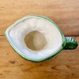 Pitcher barbotine-vegetable theme