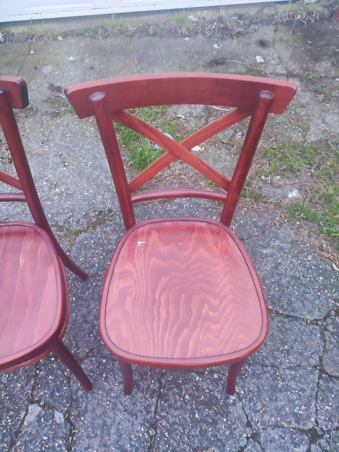 2 bistro chairs