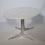 Marble coffee table by Herbert Hirche for Christian Holzäpfel, 1960s
