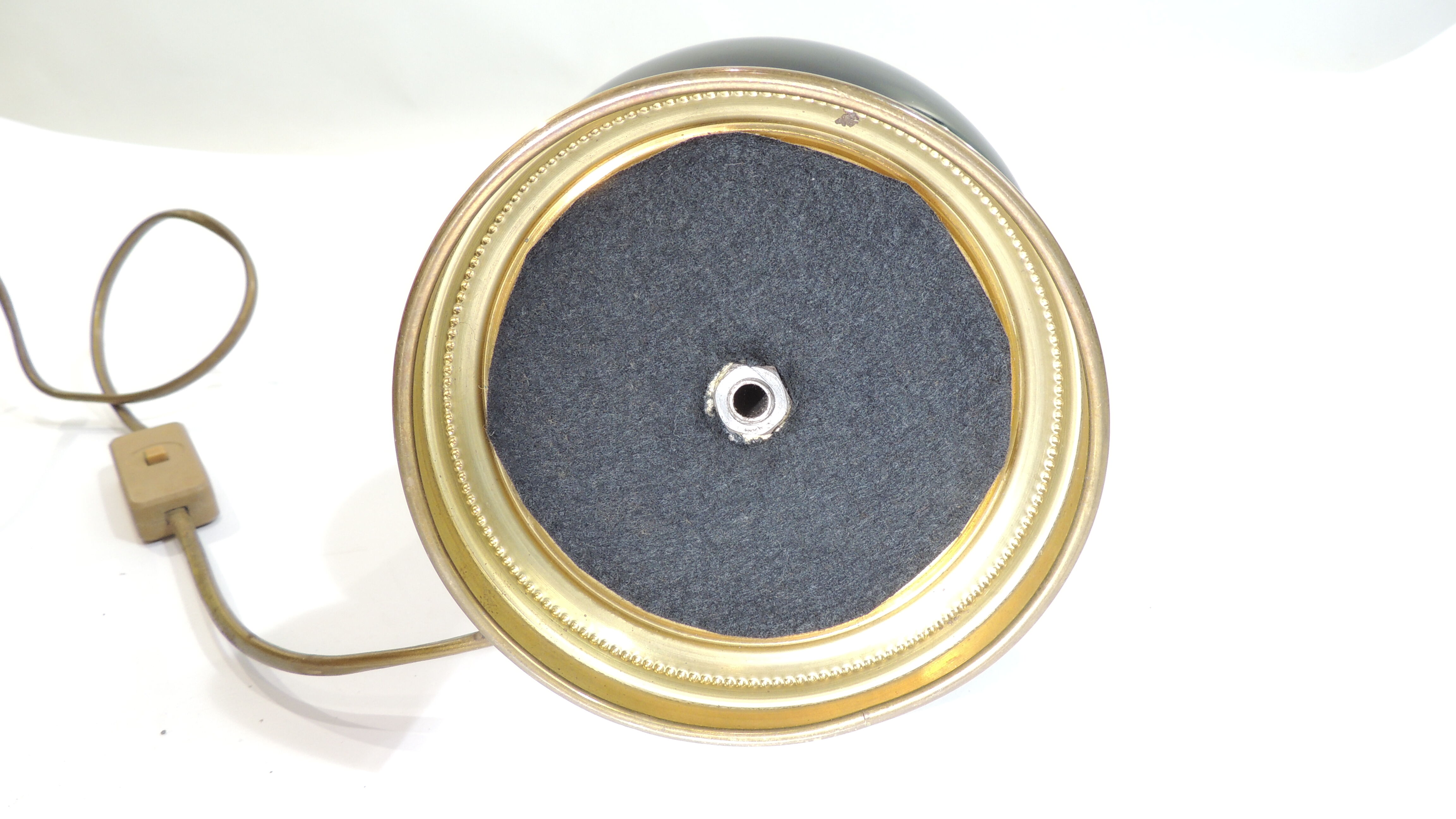 Old Blue/vintage opaline petrol lamp