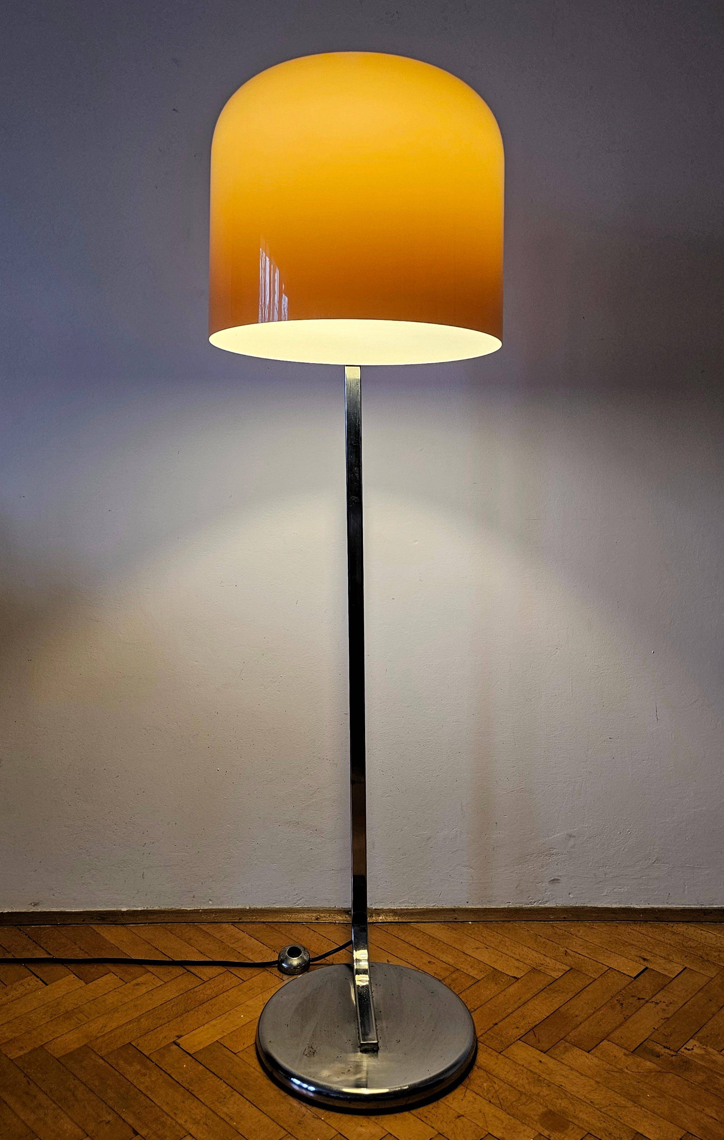 Floor Lamp MCM Alvise series by Luigi Massoni for Guzzini 1960s