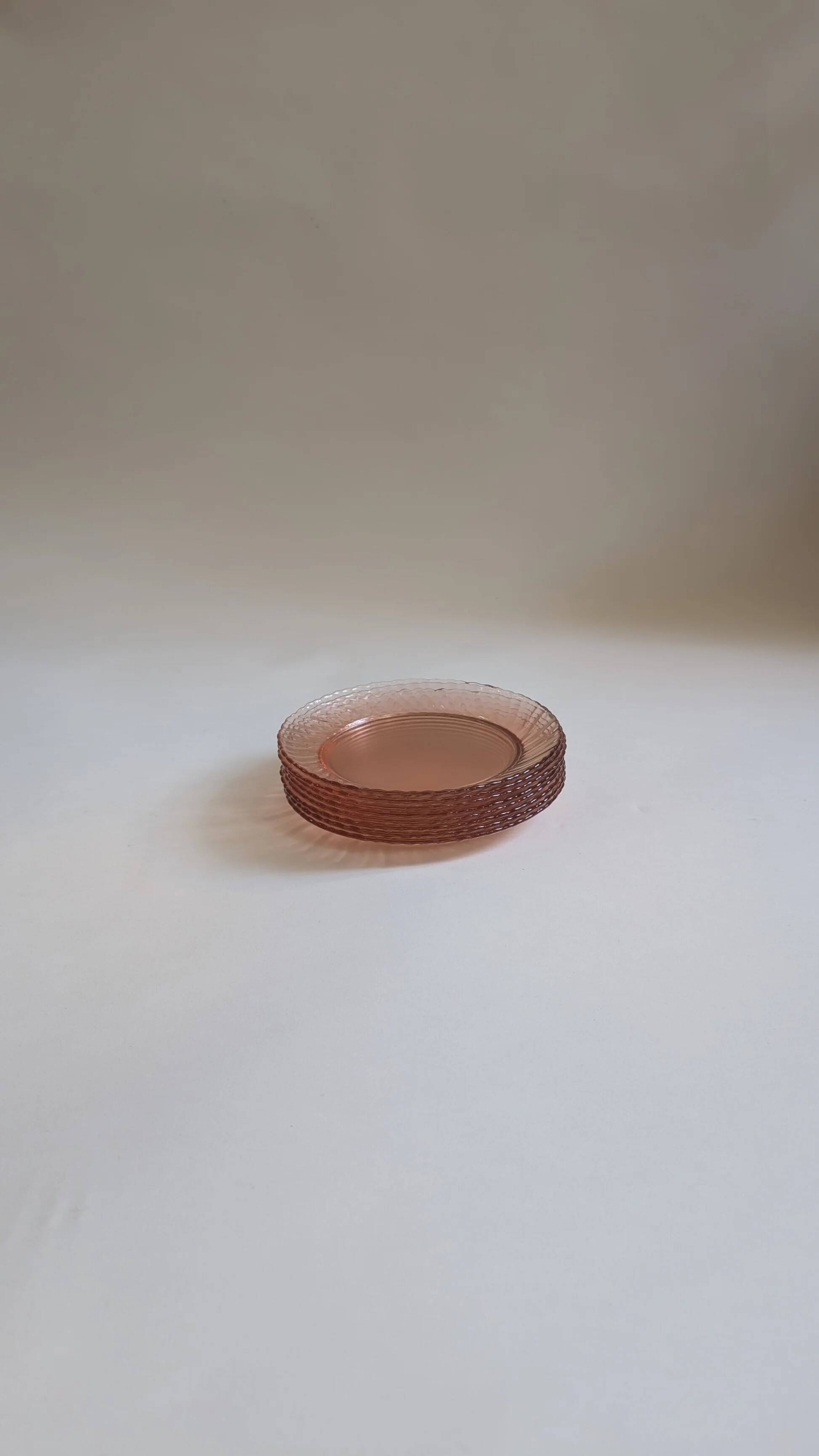 8 Rosaline dessert plates