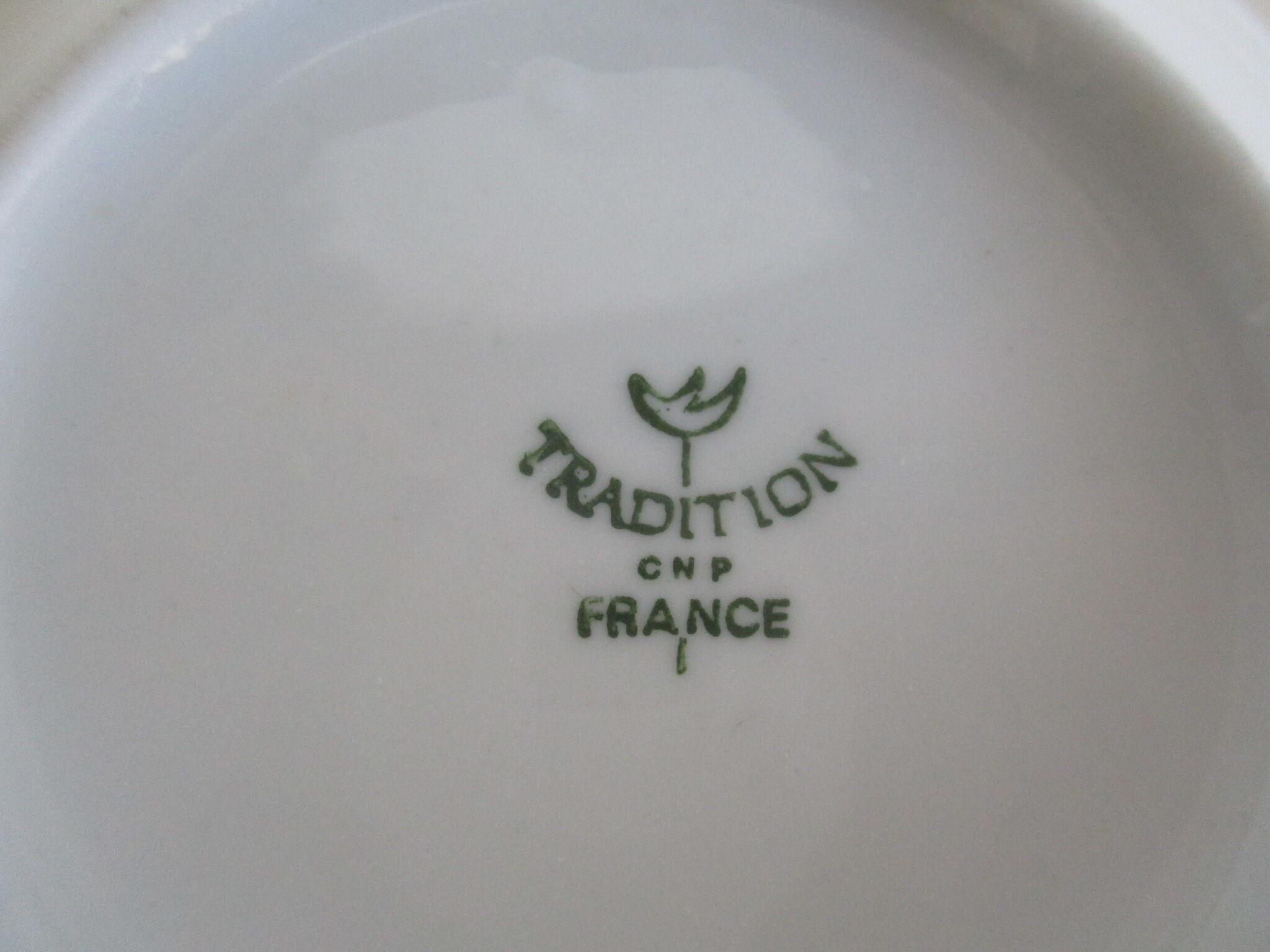 Cup and under cup limoges