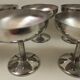 Lot of 12 stainless steel glaze cups