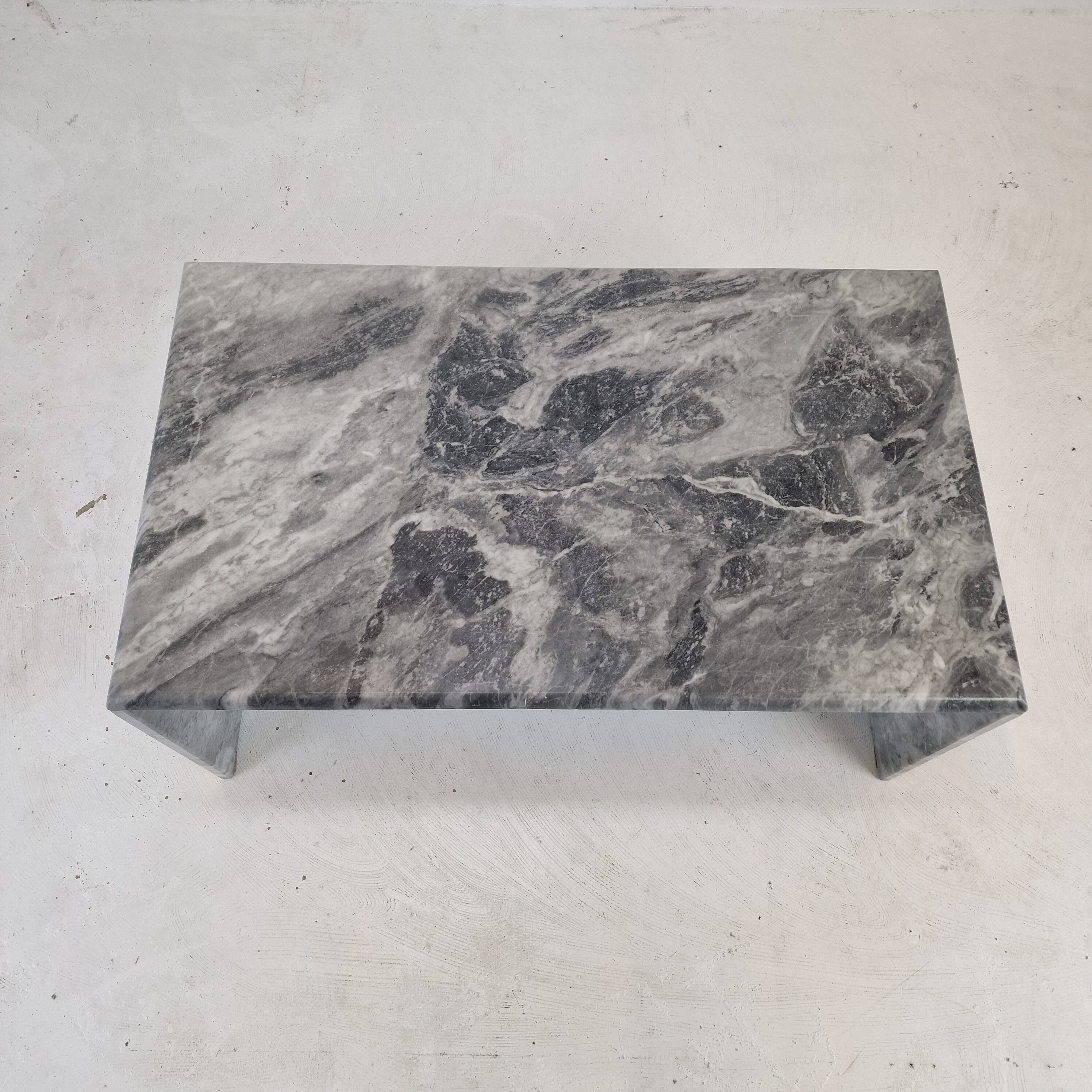 Italian marble coffee or side table, 1980s