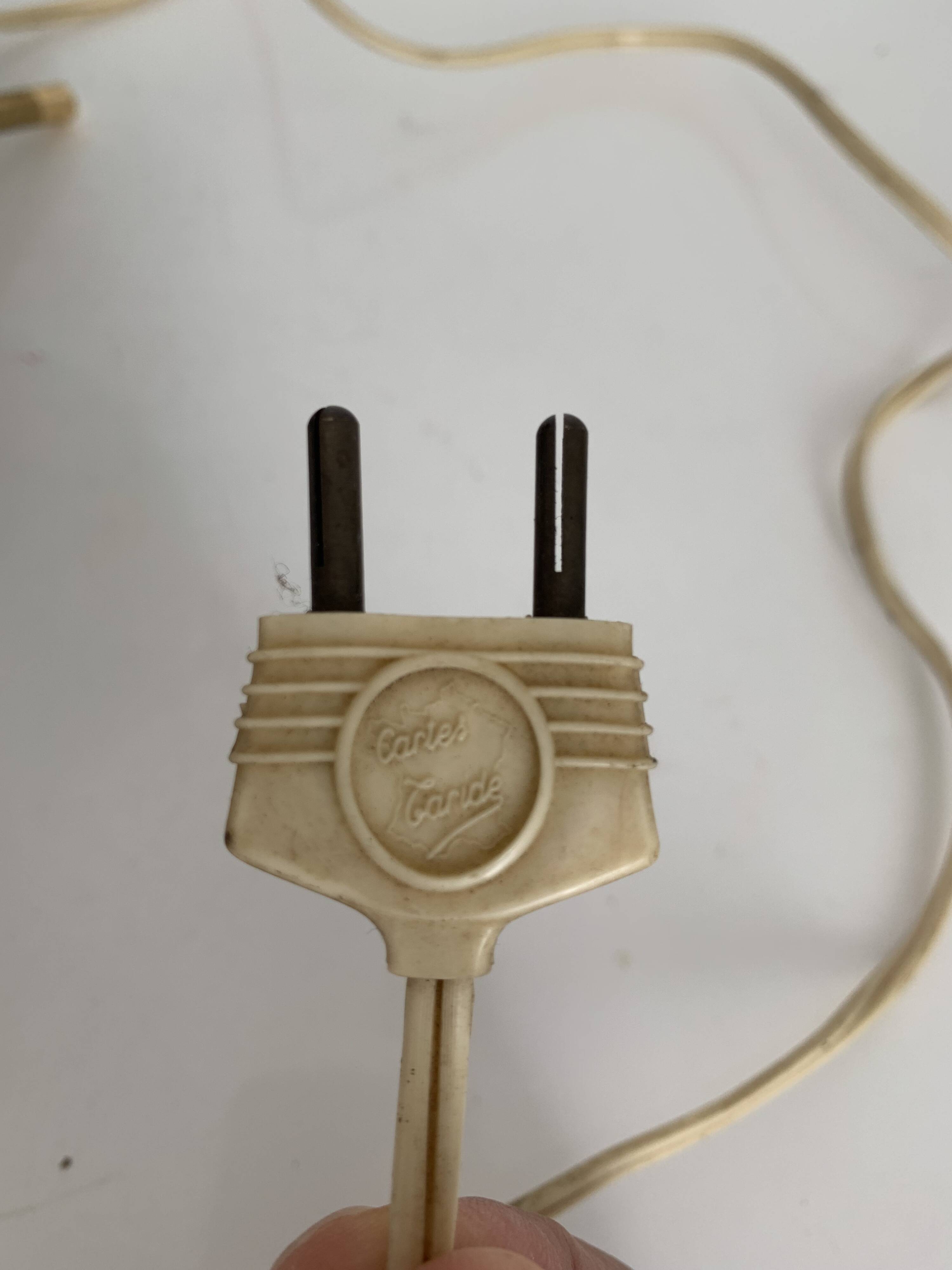 Vintage 1967 terrestrial globe Taride tripod gold glass world map - 22 cm