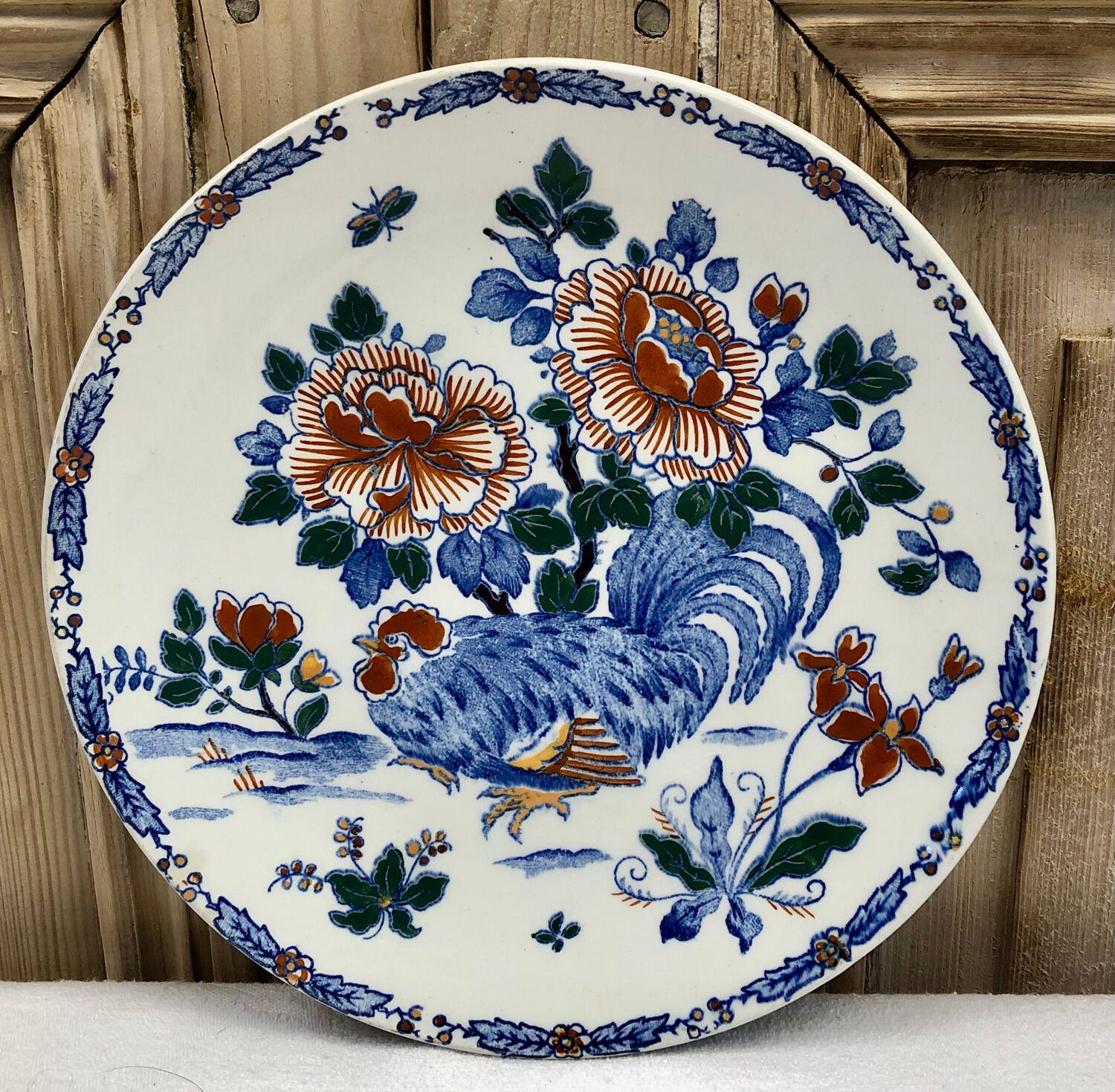 Lot de 6 assiettes à dessert Gien 1938 1960