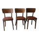 Set of 3 Thonet bistro chairs