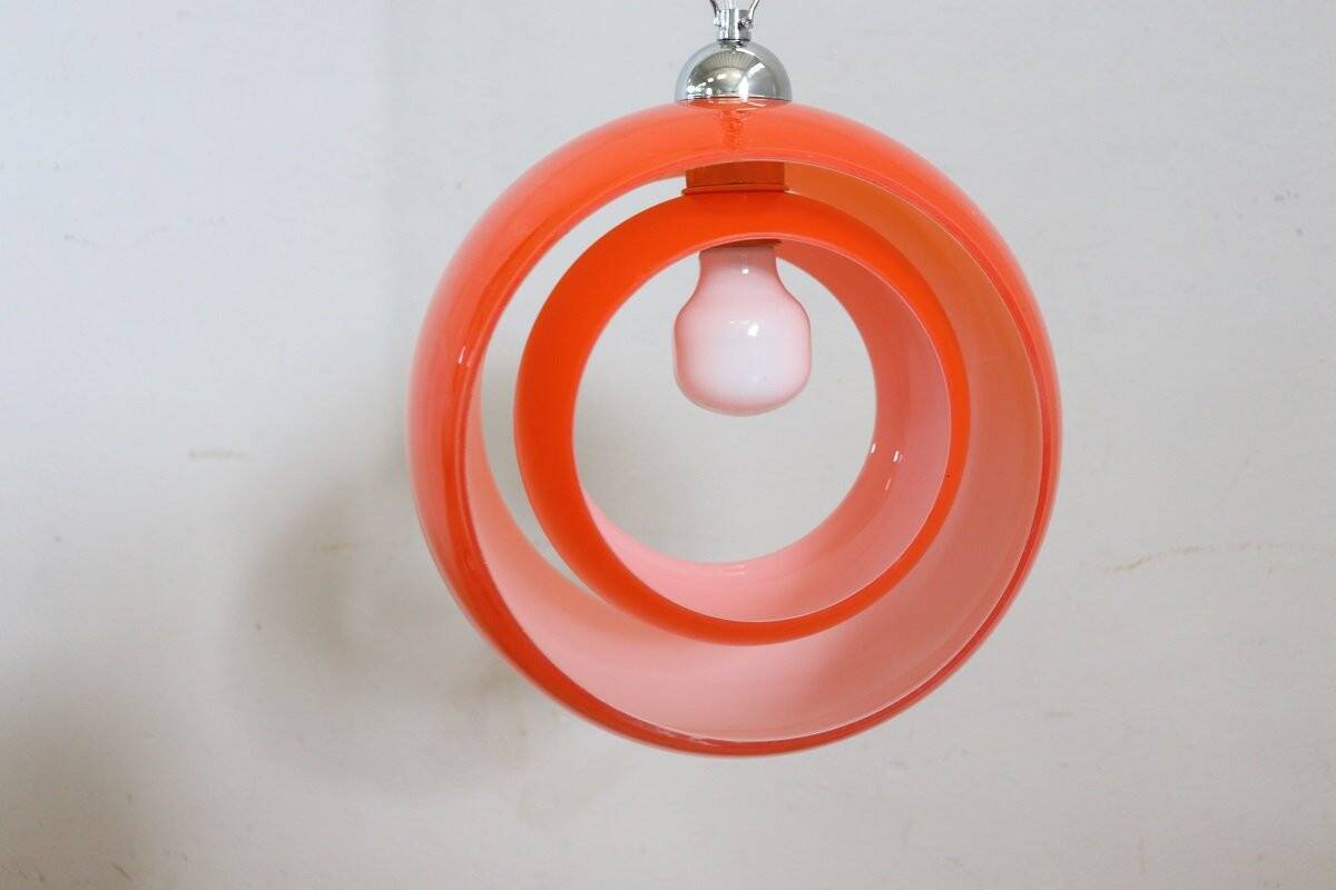 1960s Murano glass pendant light