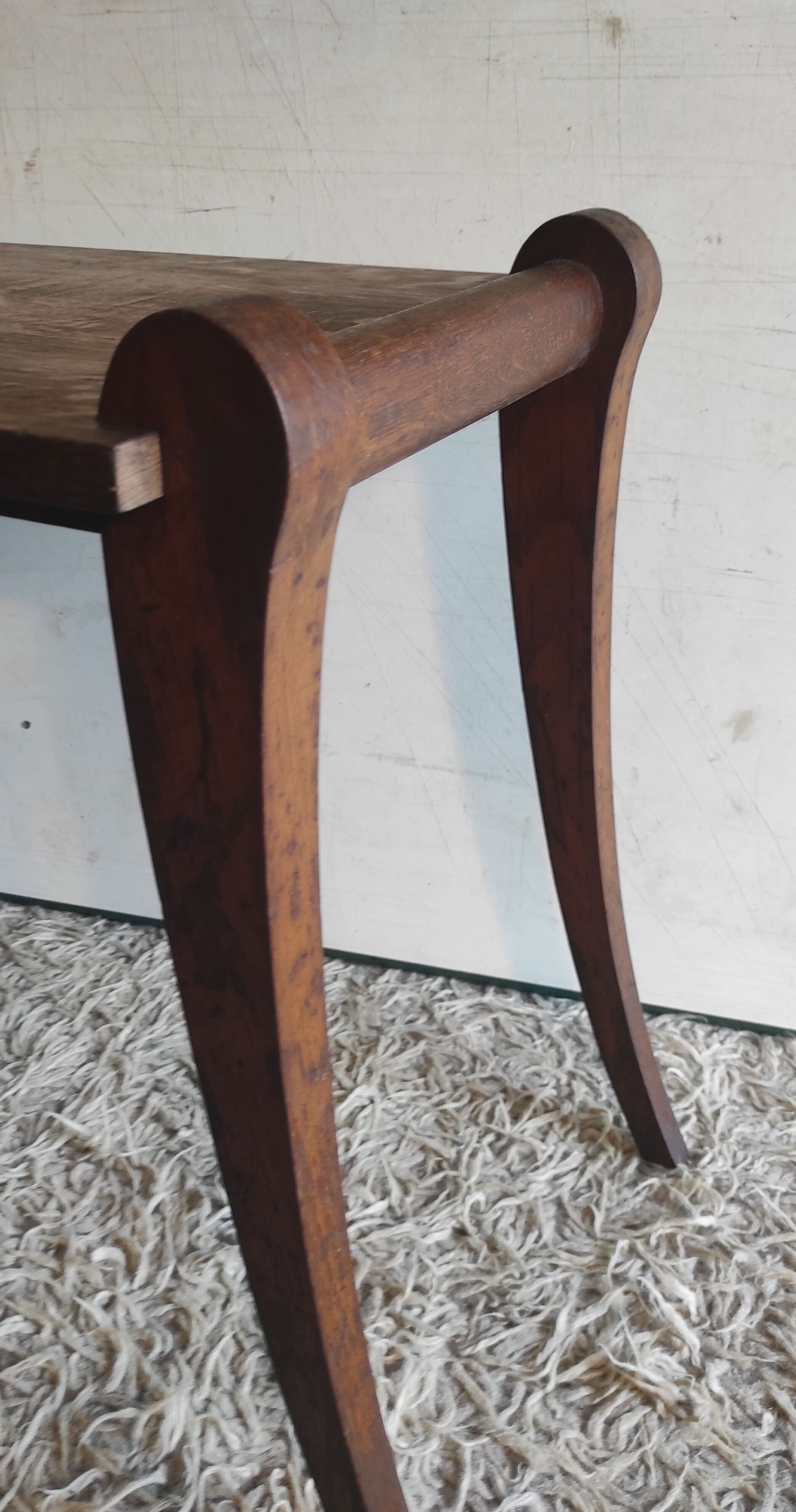 Art Deco coffee table in solid oak - 1930s/40s