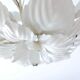 Ceiling light foliage in white metal early 1970s