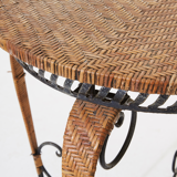 Chairs and rattan table set