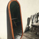 Miroir ovale en bois 148cm