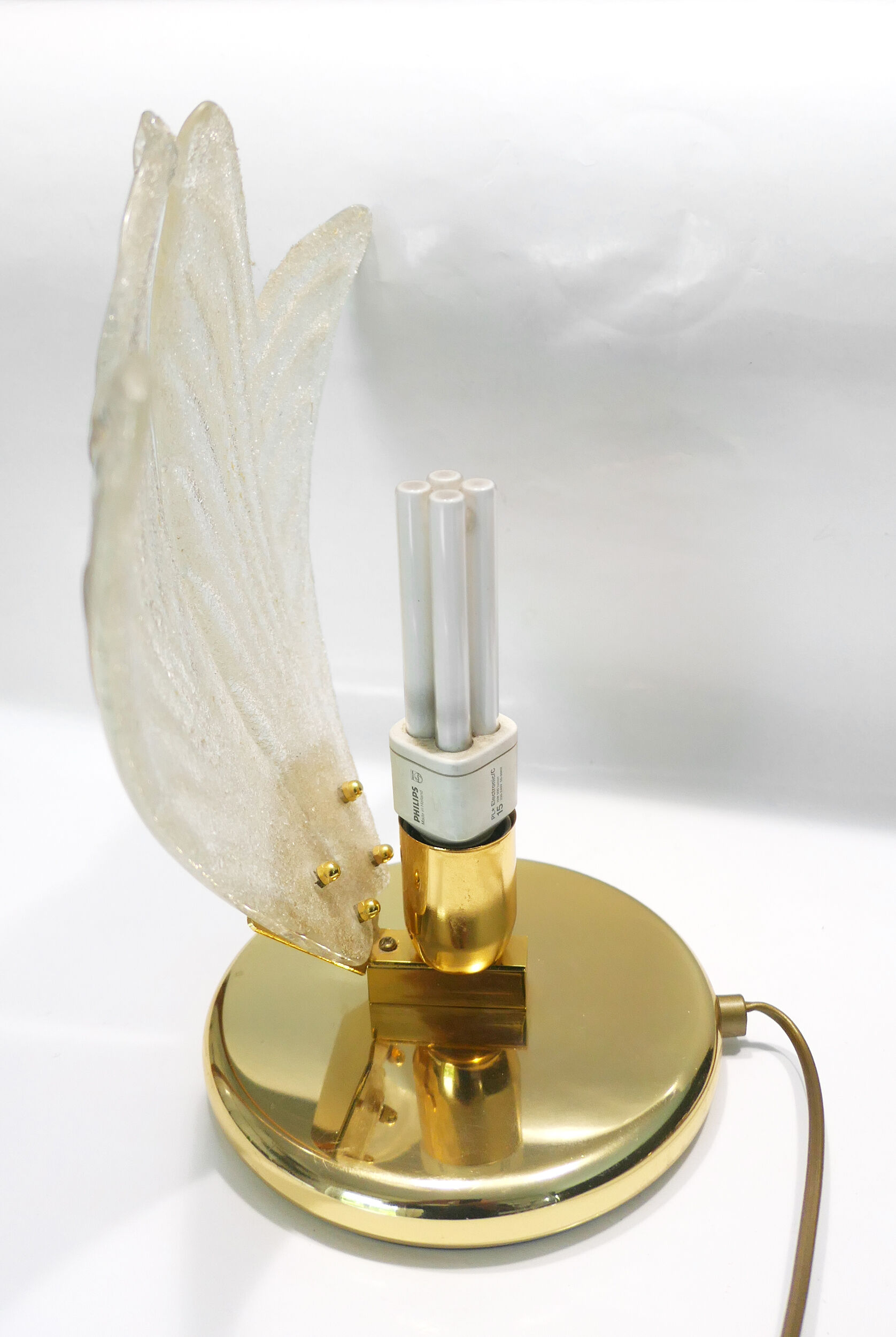 Lamp Sorrento Italy Murano Hollywood Regency 1980