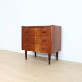 Commode à tiroirs vintage en teck