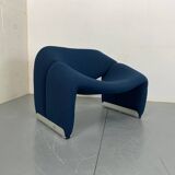 Fauteuil Lounge Modèle F598 M Groovy par Pierre Paulin pour Artifort, 1980s