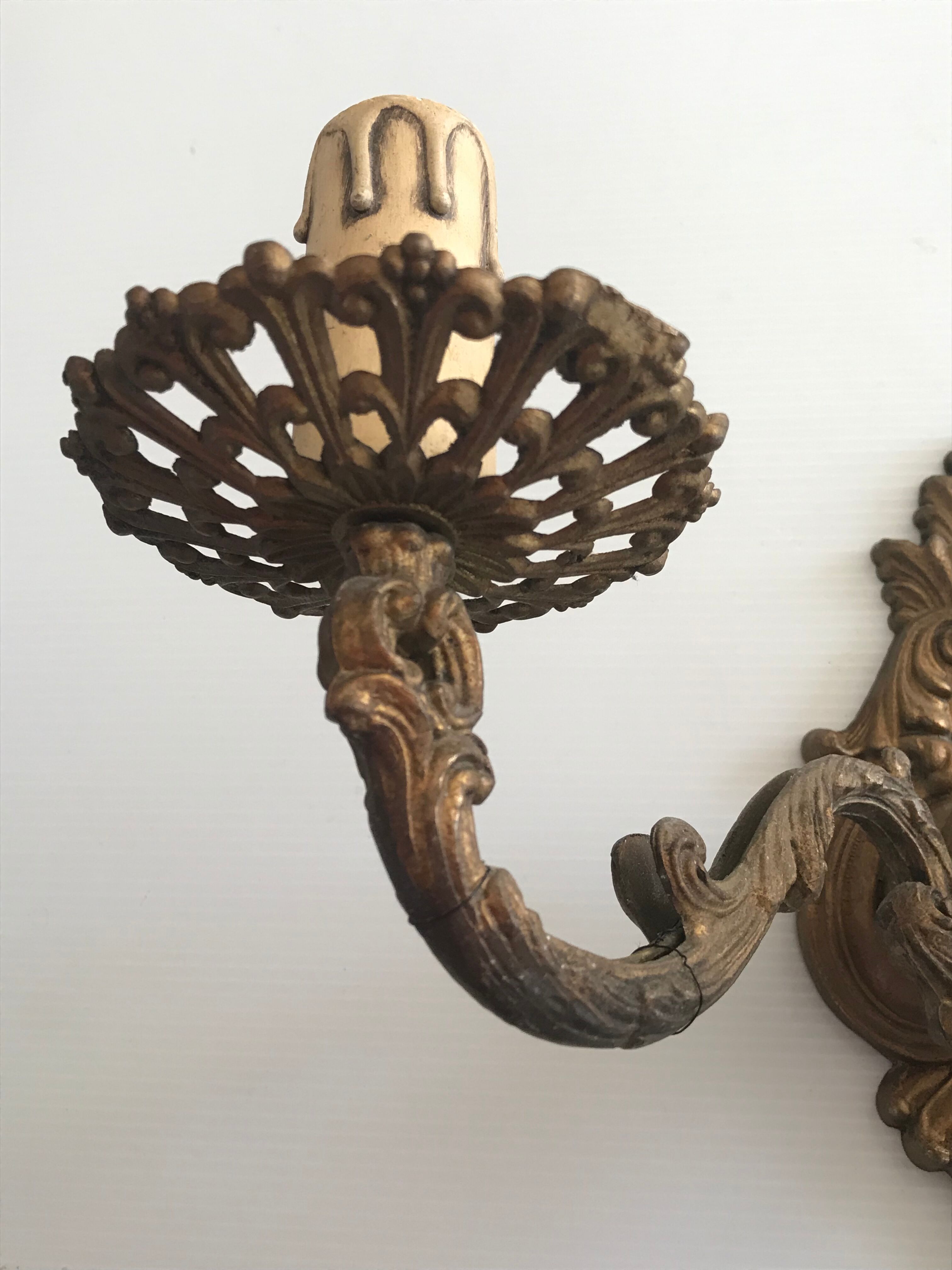 Ancienne applique en bronze Selency