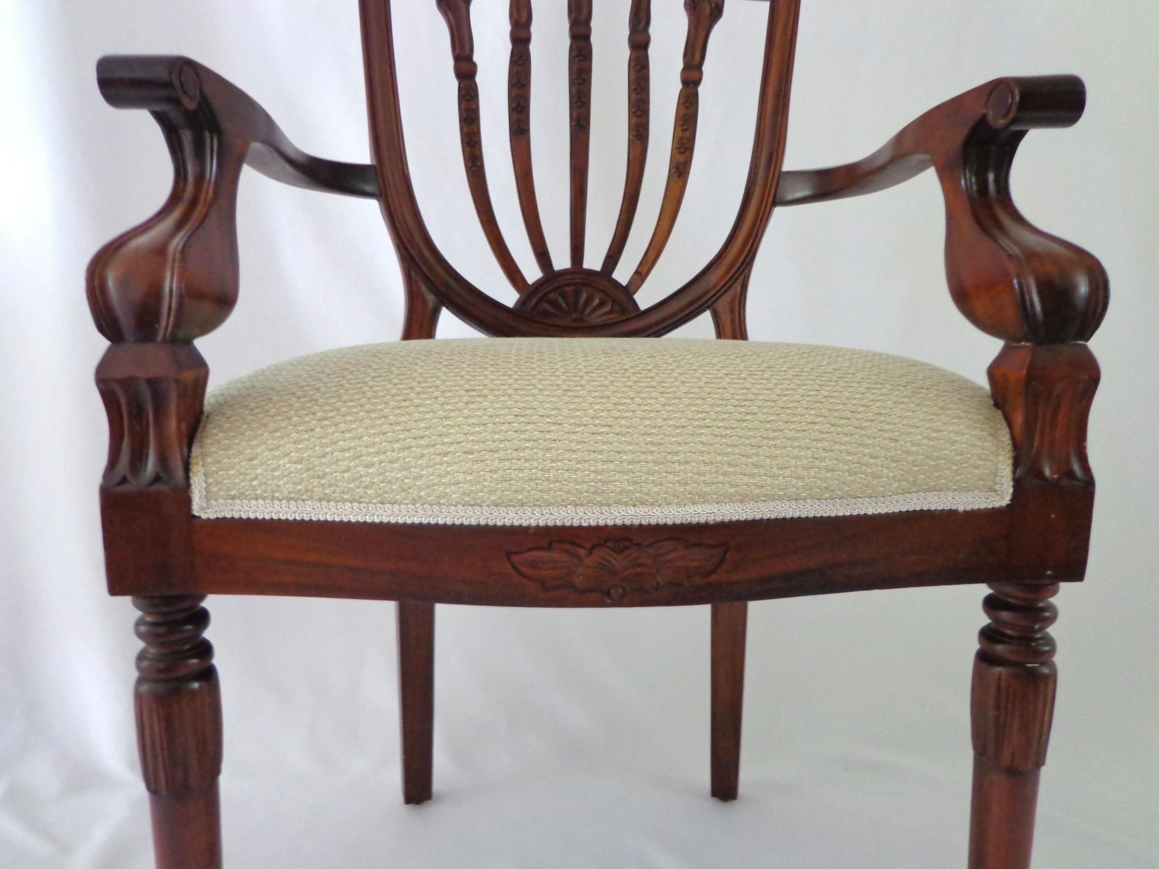 Chaise en acajou, style régence anglais  Selency