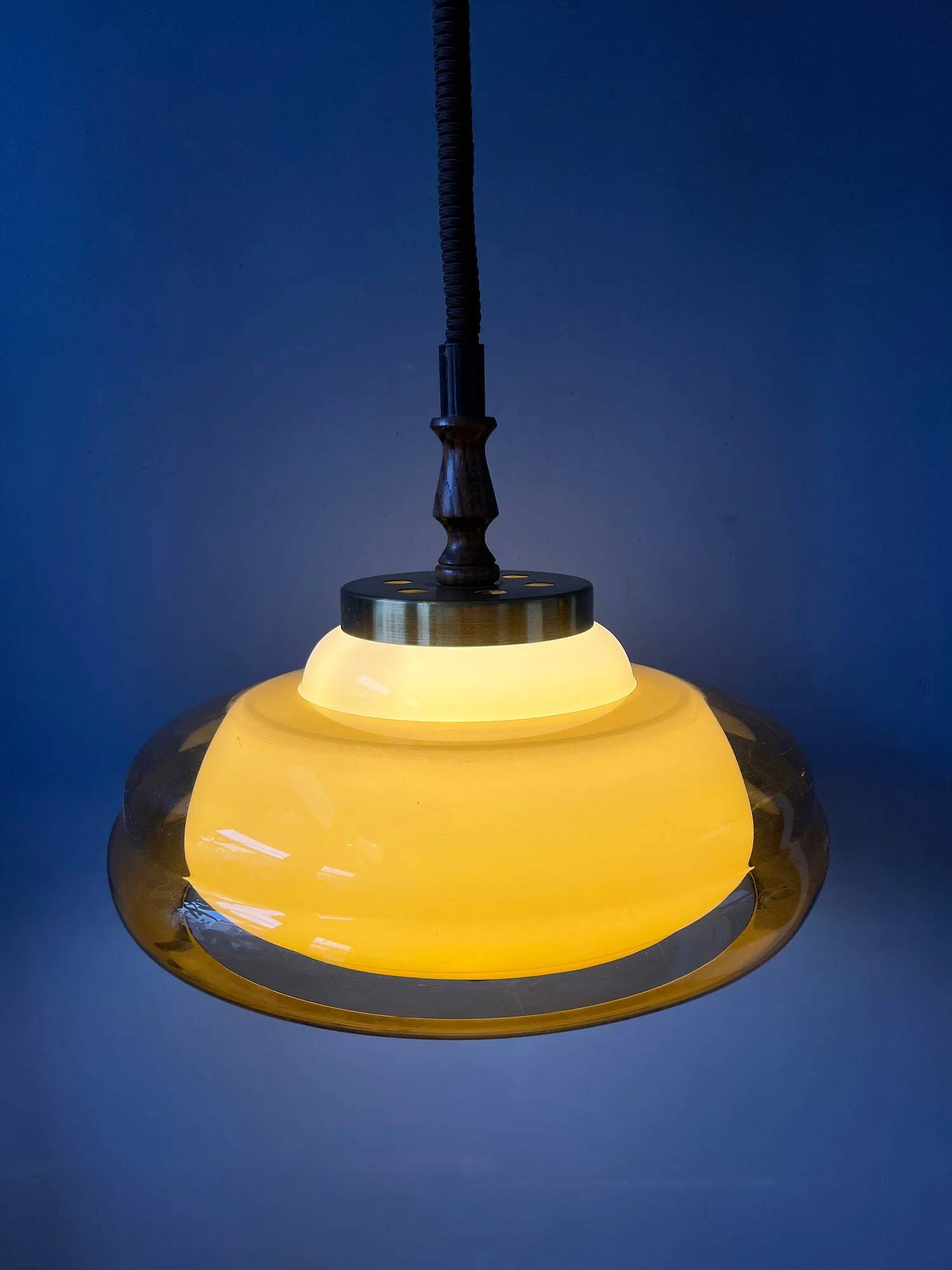 Mid-century Herda space age pendant light