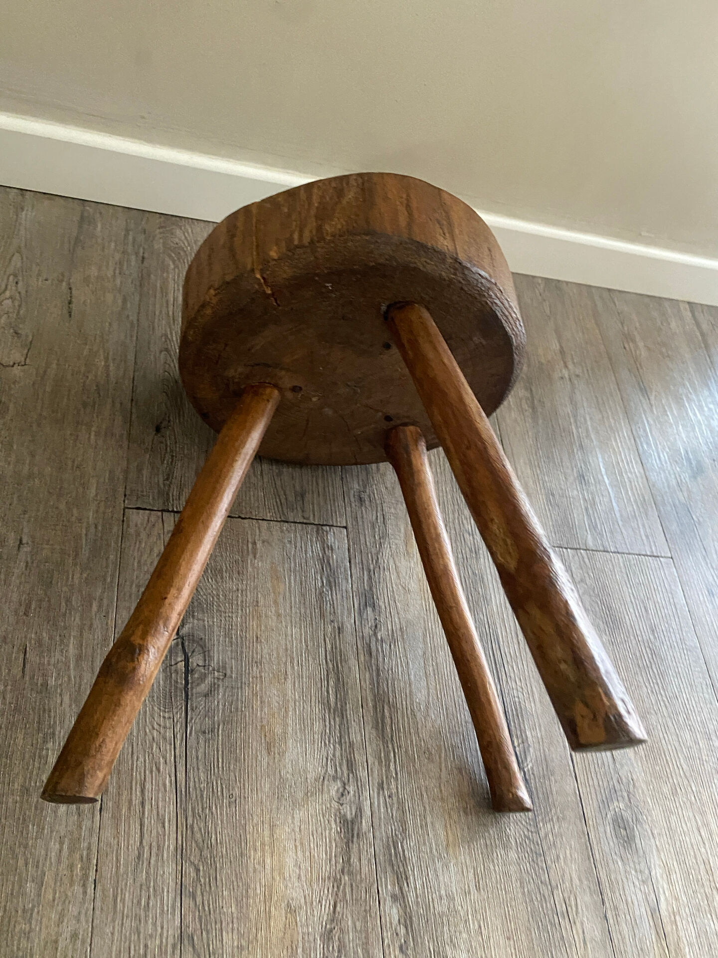 Vintage brutalist stool
