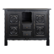 Buffet dans le style de Dudouyt peint en noir