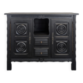 Buffet in the style of Dudouyt painted black.