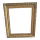 Old frame in wood and gilded stucco