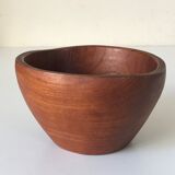 Asymmetrical teak bowl 60 years