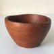 Asymmetrical teak bowl 60 years