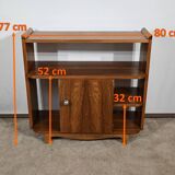 Small Walnut Serving Unit, Art Deco – 1940
