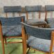 6 chairs in teak of the 70s