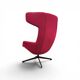 Alfredo Häberli / armchair “Take a line for a walk” / Moroso / Italy / design 2003 / red wool
