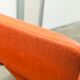 Paire de chaises Strafor Steelcase orange 70