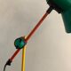 Articulated lamp by Veneta Lumi, primary colors Memphis style, 1980