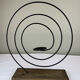 Sculptural spiral candlestick