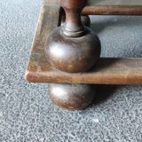 Coffee table slate top foot ball